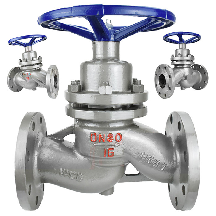 フレンジ付き接続プルーンジャー 蒸気用ボールバルブ DN15-DN250 鋳鋼 US41M-16C